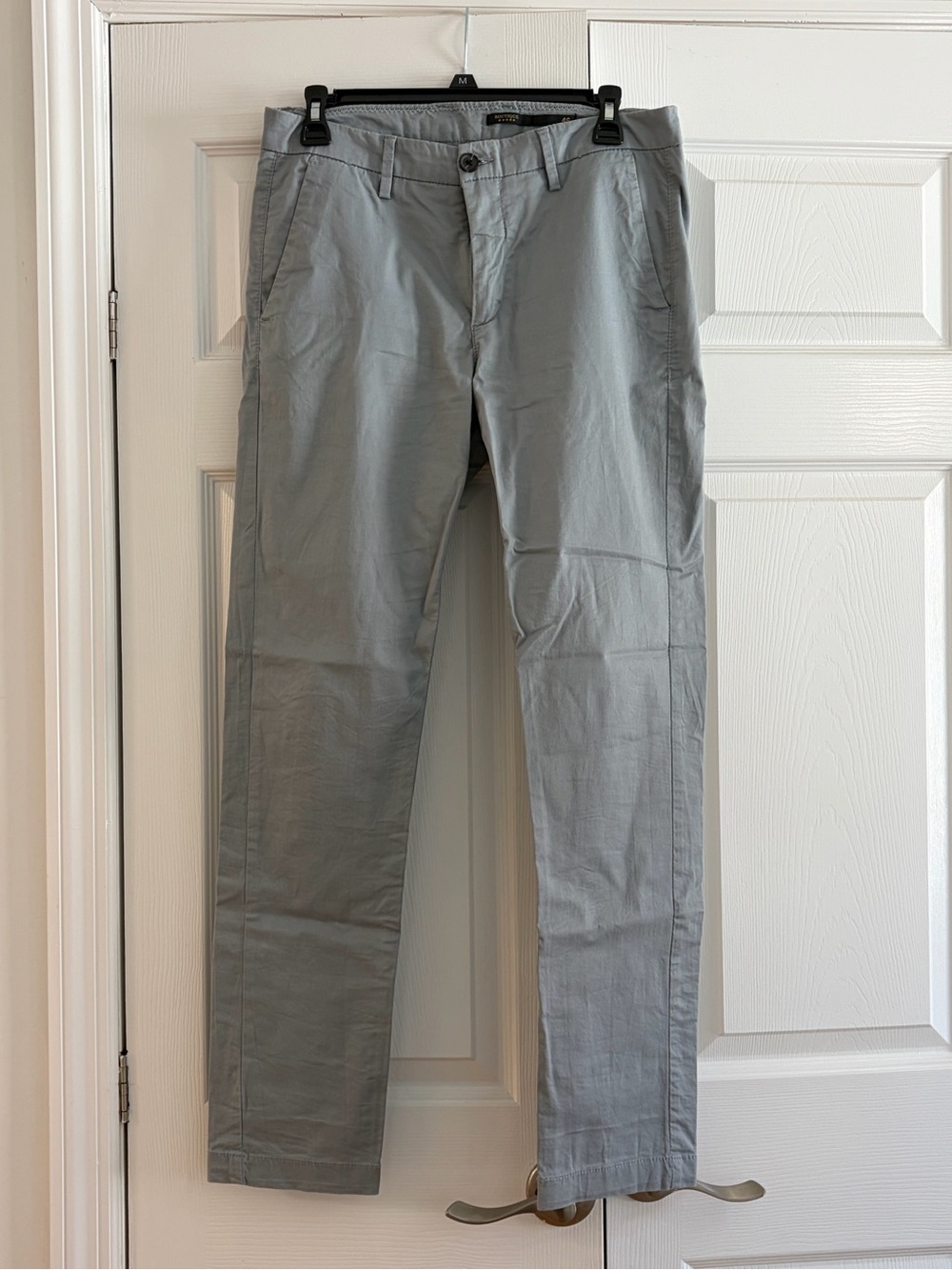 Doppelgänger Men’s Chino in Light Gray from Italy